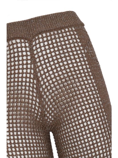 Pantalone Elga in crochet di cotone e lurex Mc2 Saint Barth | ELG000100500L